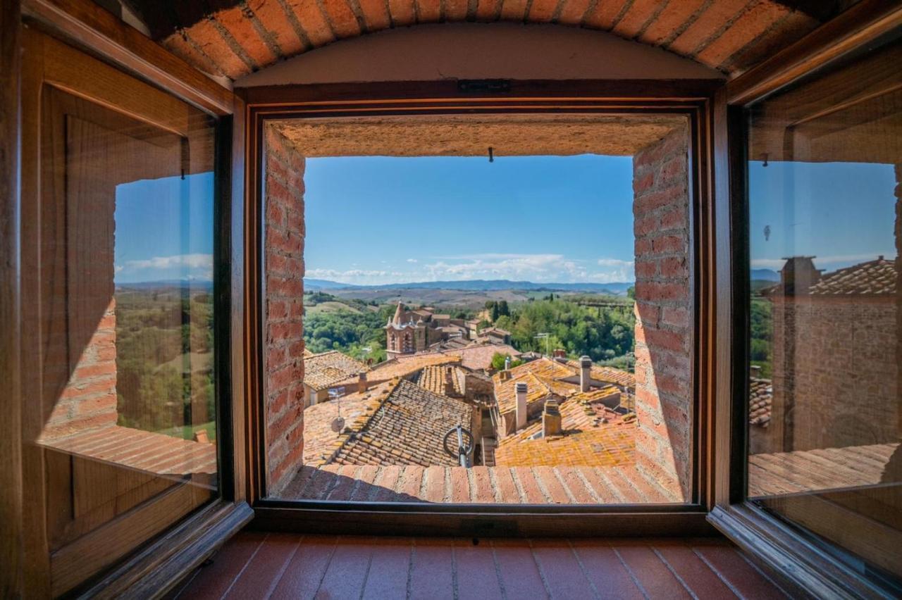 Il Casone Apartment Montisi Bagian luar foto